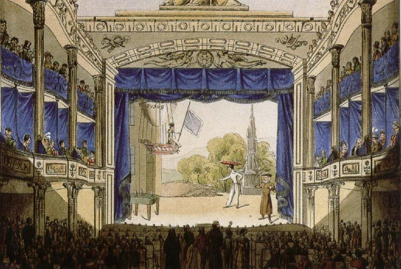robert schumann the opening of  the theater in der josefstadt in vienna china oil painting image